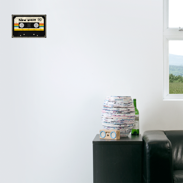 New Wave Retro Cassette by Stylecombinator